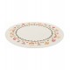 Lugar Americano 38cm Flora Vintage Off White PVC